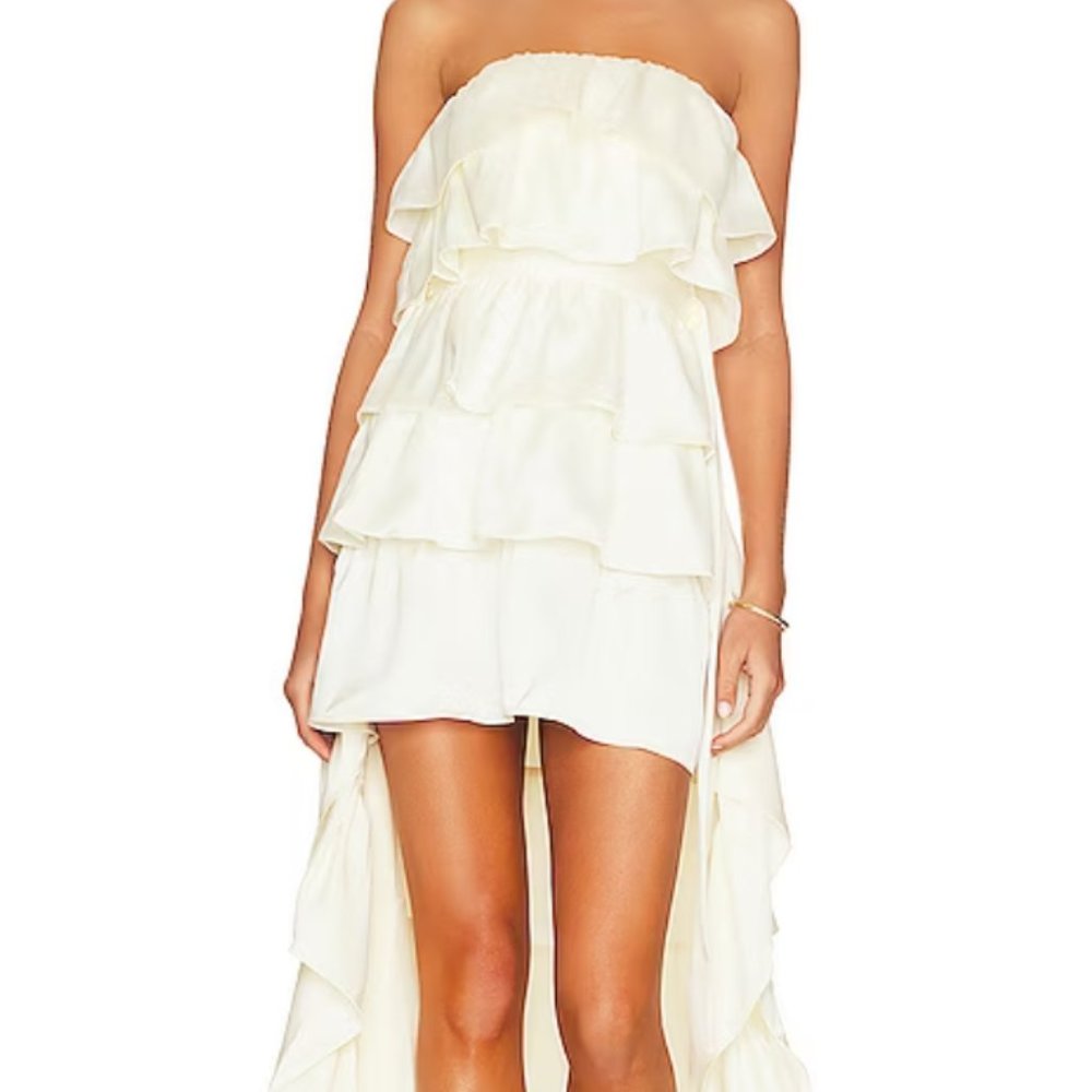 Tiered Ruffle High Low Dress - WeWoreWhat